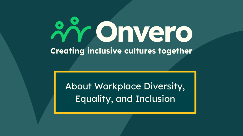 Banner for the About Workplace Diversity, Equality, and Inclusion page.