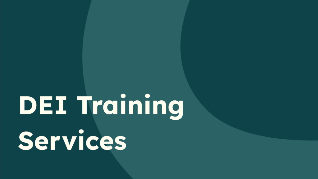 Onvero graphic with text "DEI Training Courses".